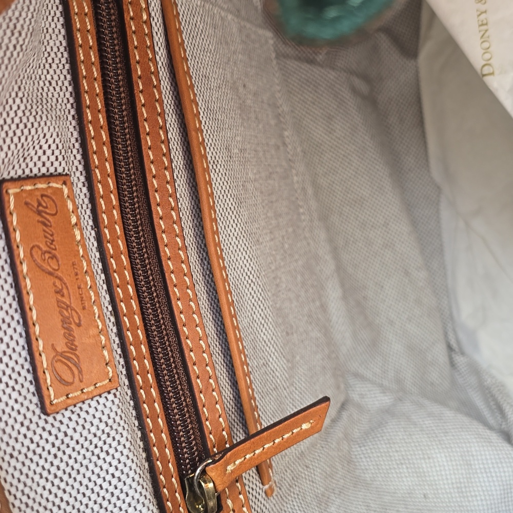 Dooney & Bourke Green Suede Bucket Bag - Picture 12 of 16